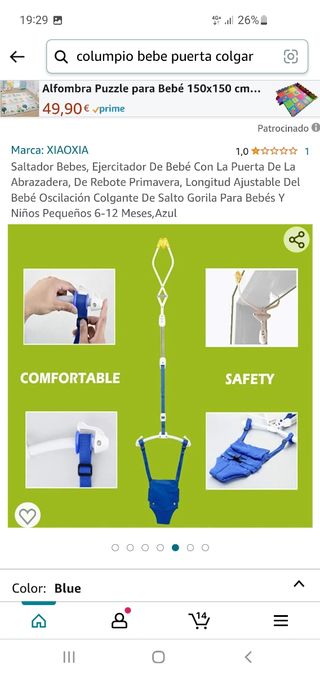 saltador columpio bebé niñ@