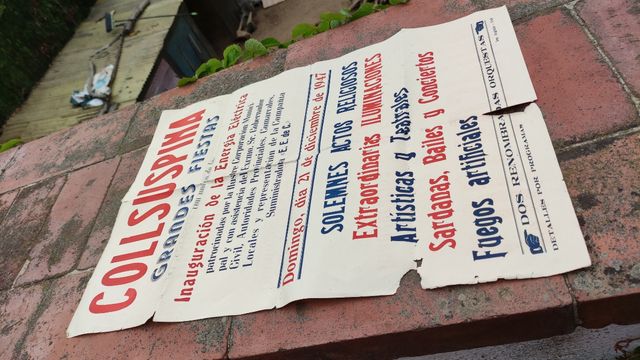 Cartel 1947 historico de Collsuspina