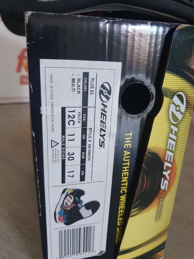 zapatillas de ruedas heelys n 30