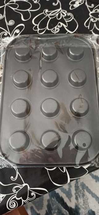 Molde 12 magdalenas de acero