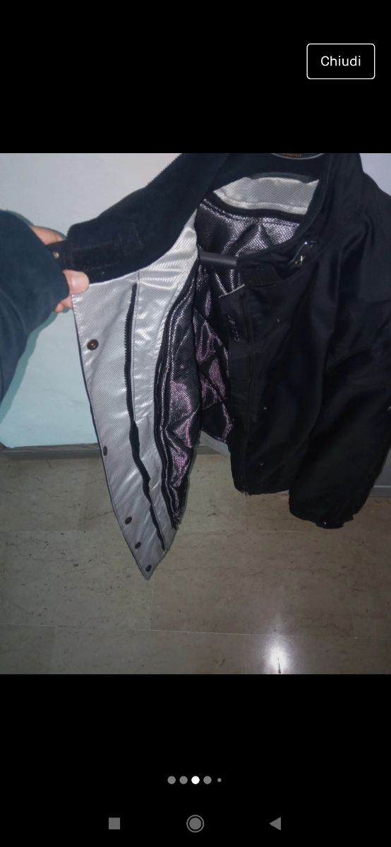 giacca moto da donna taglia M