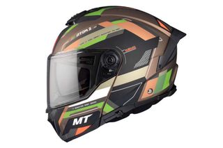 casco mt ATOM 2 SV BAST A6 MATE