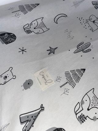 PACK CONJUNTO BEBE CUNA CAMBIADOR MUSELINA MANTA