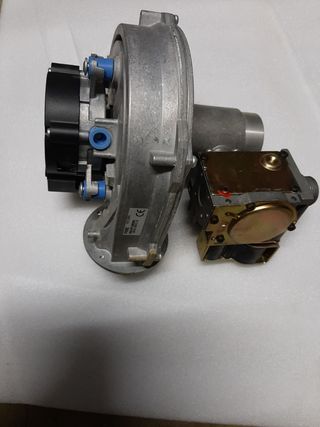 extractor y válvula de gas caldera