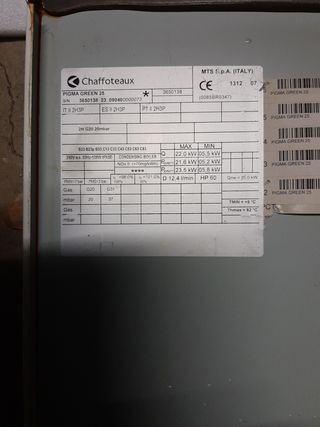 extractor y válvula de gas caldera