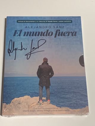 Alejandro Sanz dvd firmado el mundo fuera