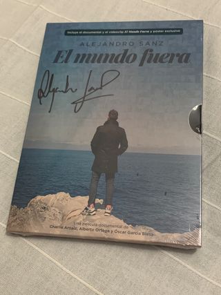 Alejandro Sanz dvd firmado el mundo fuera