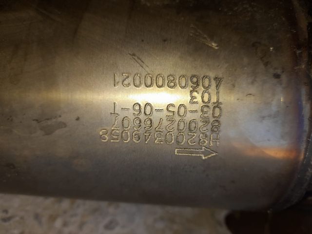 linea Escape catalizador Renault espace 2.2 y 2.0