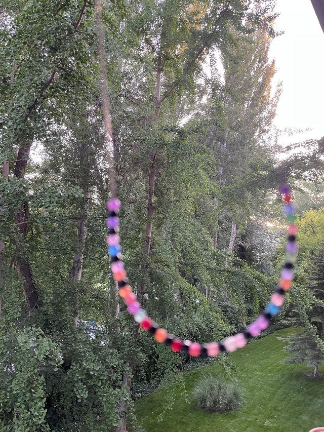 Collar cuentas de turmalinas y  plata