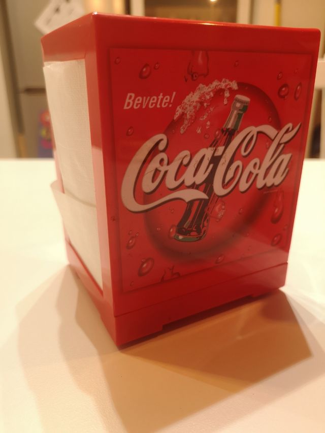 coca-cola porta tovaglioli