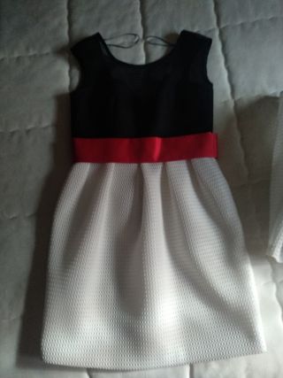 traje vestido+ chaqueta a juego, nuevo