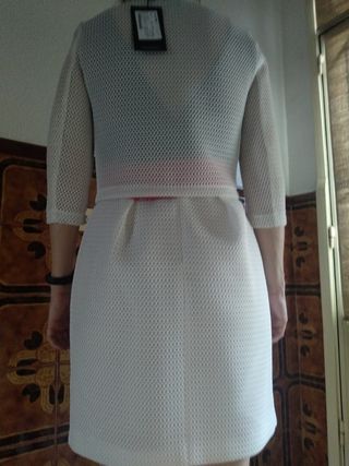 traje vestido+ chaqueta a juego, nuevo
