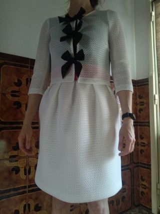 traje vestido+ chaqueta a juego, nuevo