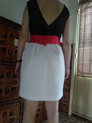 traje vestido+ chaqueta a juego, nuevo