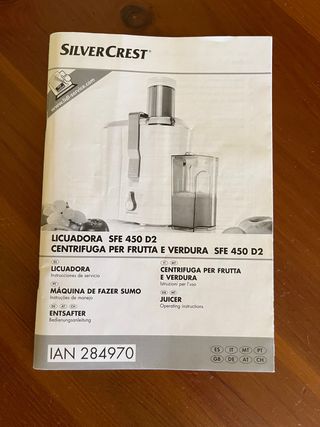 LICUADORA SIVER CREST SFE 450 D2