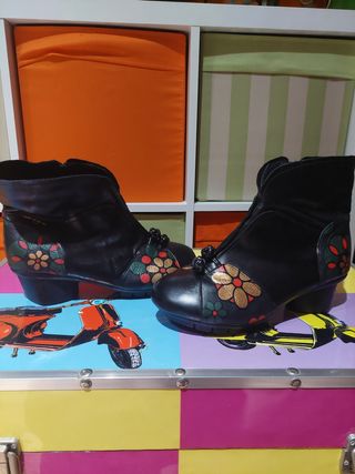 botines de piel 39,5