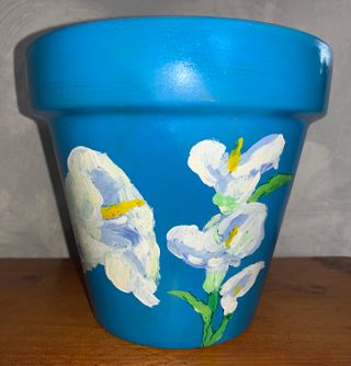 Vasi in terracotta dipinti a mano