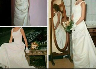 VESTIDO DE NOVIA Nuevo. Color marfil.