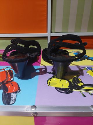 sandalias de tacón bajo hush puppies