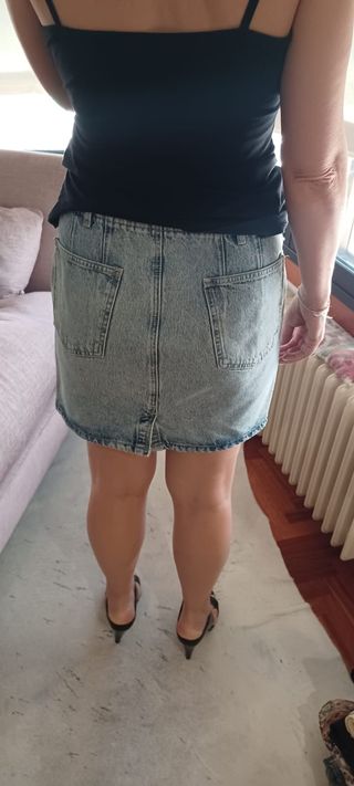 Falda vaquera Zara