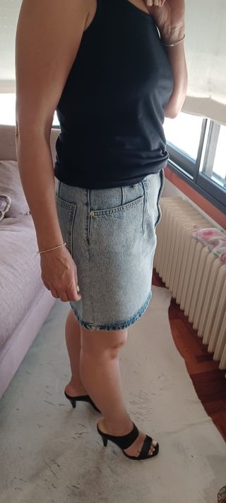 Falda vaquera Zara