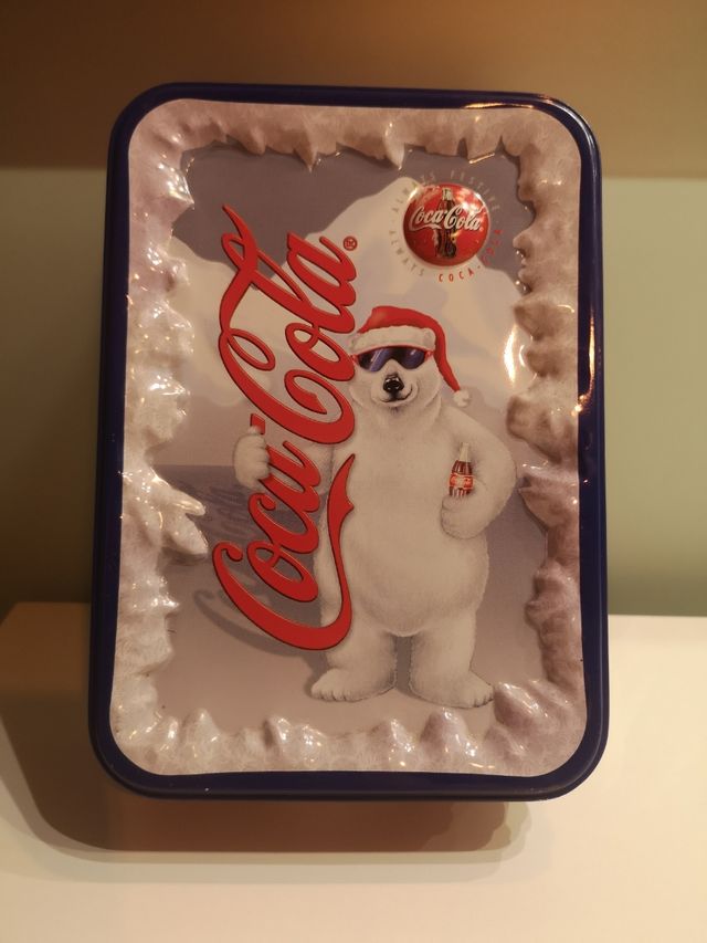 scatola in latta orso Coca-Cola 