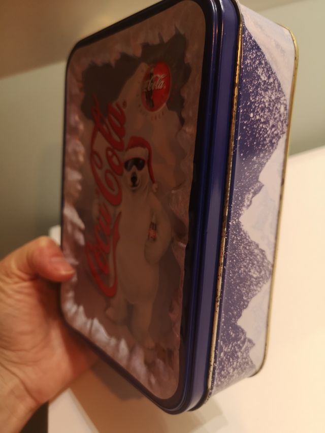 scatola in latta orso Coca-Cola 