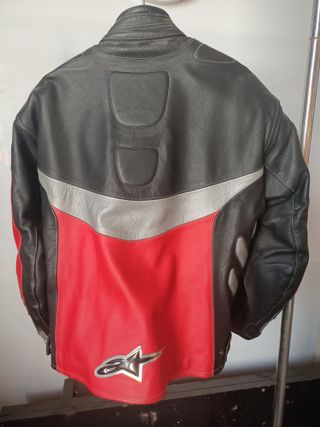 Giubbotto moto in pelle Alpinestars Tg 48