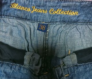 Falda pantalón vaquera Blanco