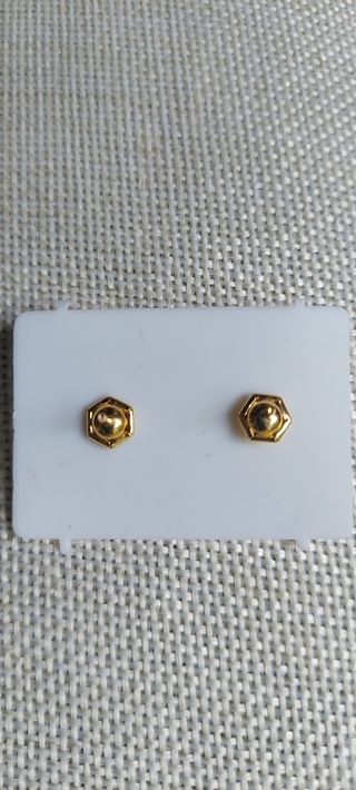 Pendientes hojas brillantes