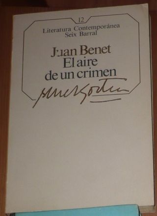 El aire de un crimen de Juan Benet