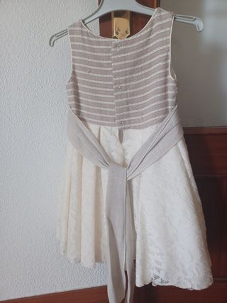 vestido de ceremonia  niña  talla  5 años