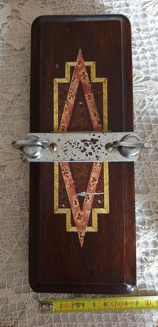 Antica pressa stira cravatte inizio 900 antiquaria