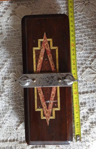 Antica pressa stira cravatte inizio 900 antiquaria