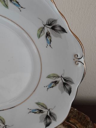 Set Postre Porcelana Inglesa Duchess Bone China