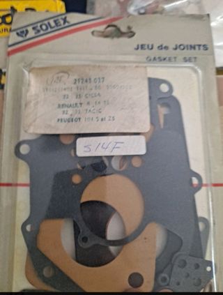 RENAULT 14 TS,PEUGEOT 104,kit juntas carburador
