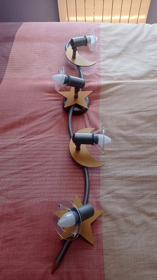 LAMPARA CUATRO FOCOS LED