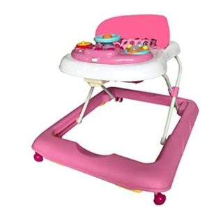 andador tacatá bebé rosa