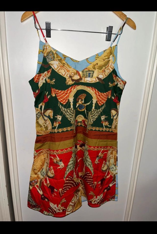 Vestido shein estampado