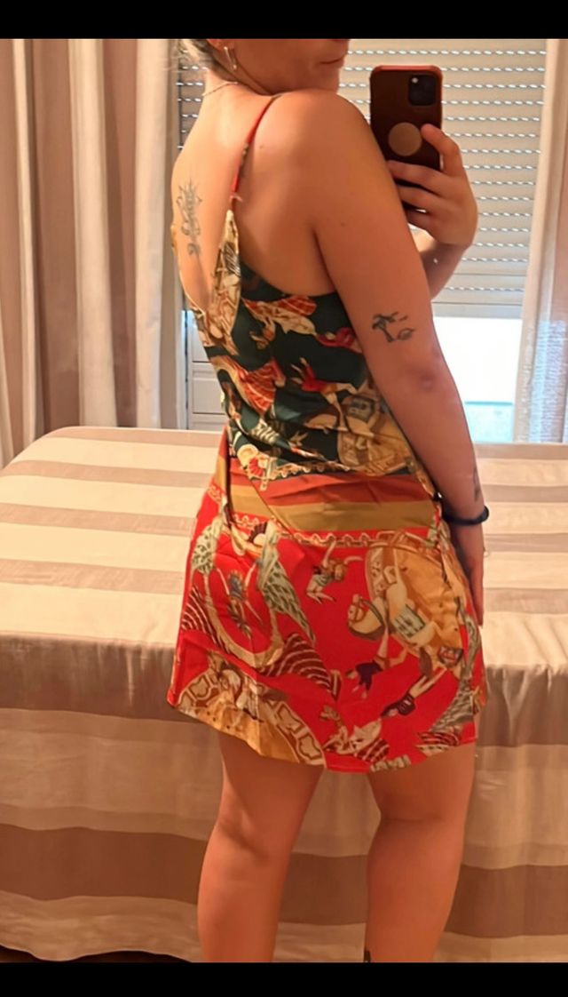 Vestido shein estampado