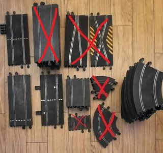 Pistas de Scalextric - Varios modelos - 1€/pista