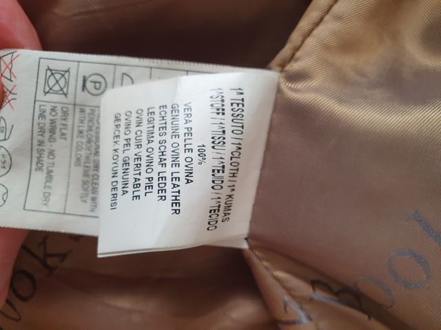 chaqueta cuero negra