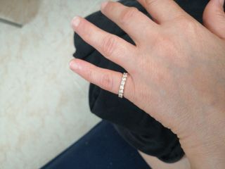 AlE Pandora MET anillo con baño de oro rosa t, 52