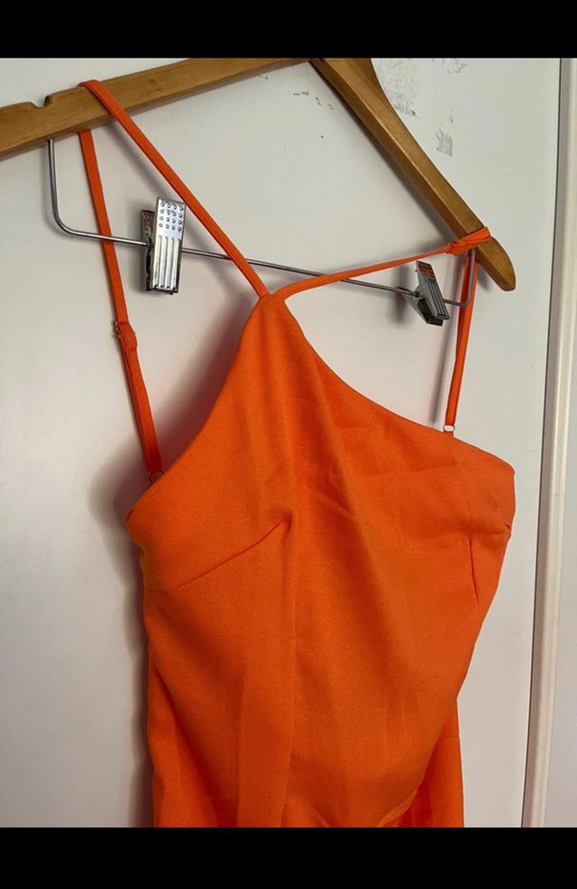 Vestido shein naranja
