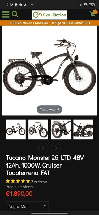 Bicicleta elèctrica tucano