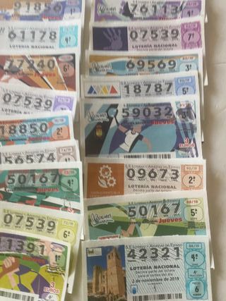 LOTERIA NACIONAL AÑO 2019 COMPLETO  1/19 AL 103/19