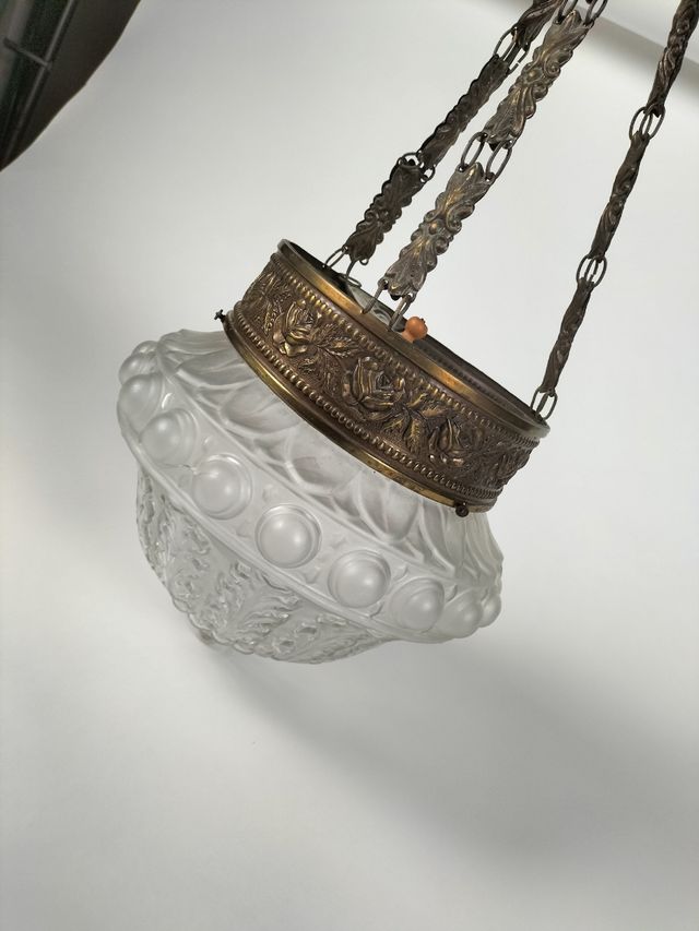 lampara techo antigua