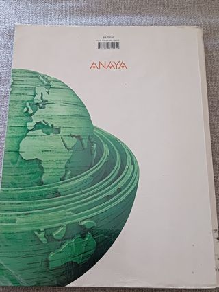 Geografía bachillerato, Anaya