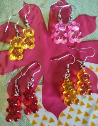 🌺 PENDIENTES OSITOS 🐻🐻‍❄️🐻 HARIBO😄
