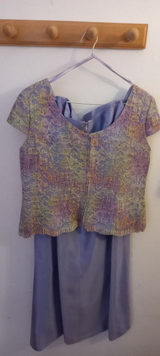 Traje de madrina 3 piezas. Angela Ariza